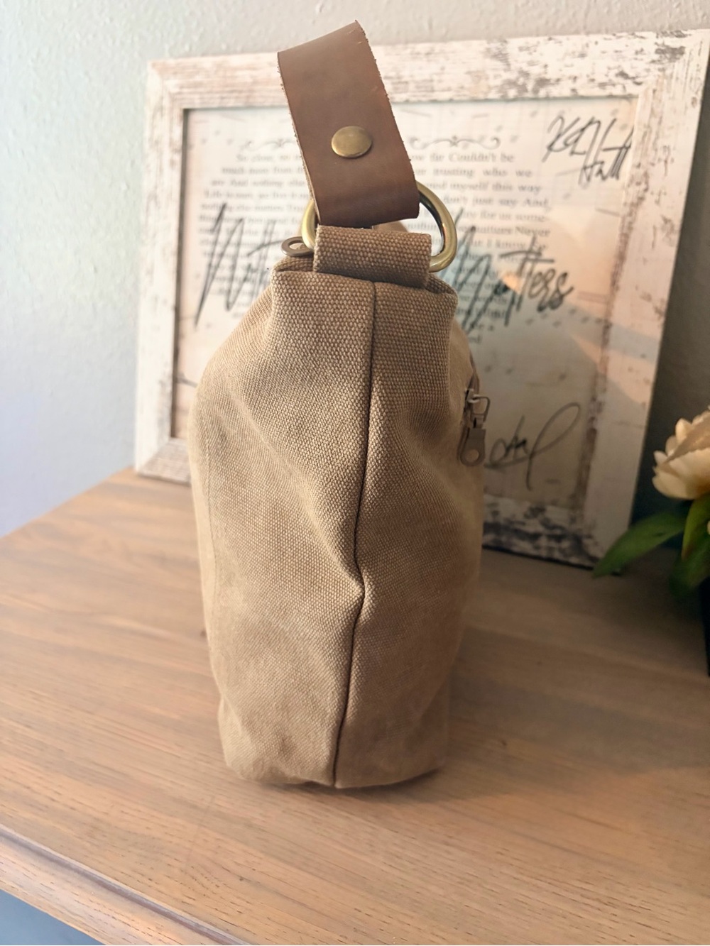 Meridian Lee Artisan Canvas Hobo Bag - Picture 11 of 16